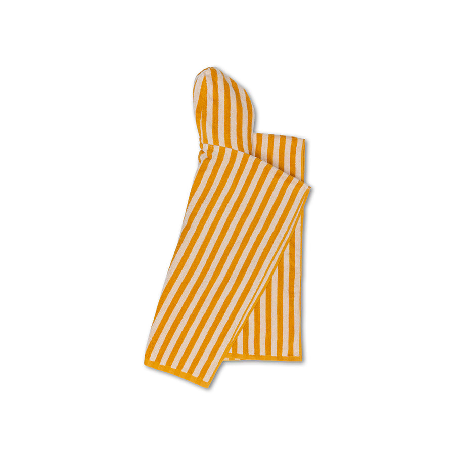 Poncho de playa - Amarillo/Blanco - Flow - 65 x 65 cm