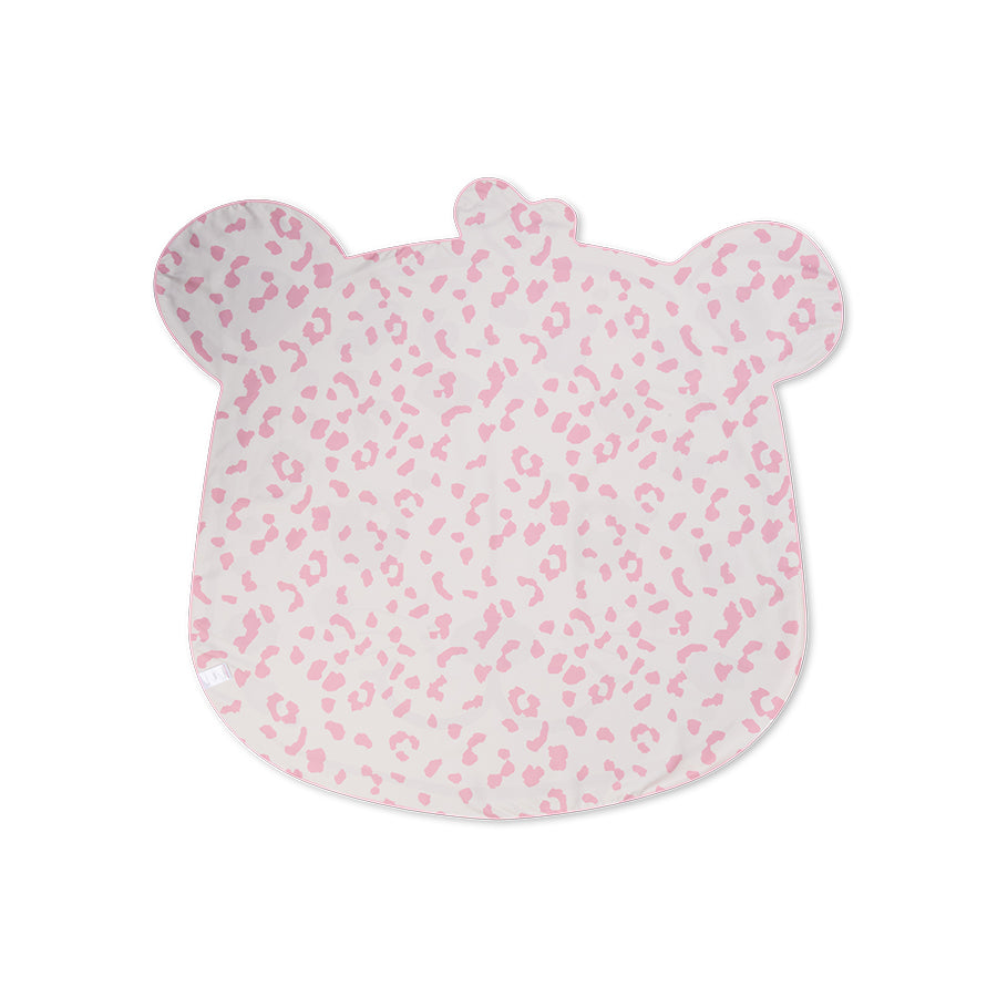 Toalla De Playa Microfibra - Beige - Leopard - 140 cm