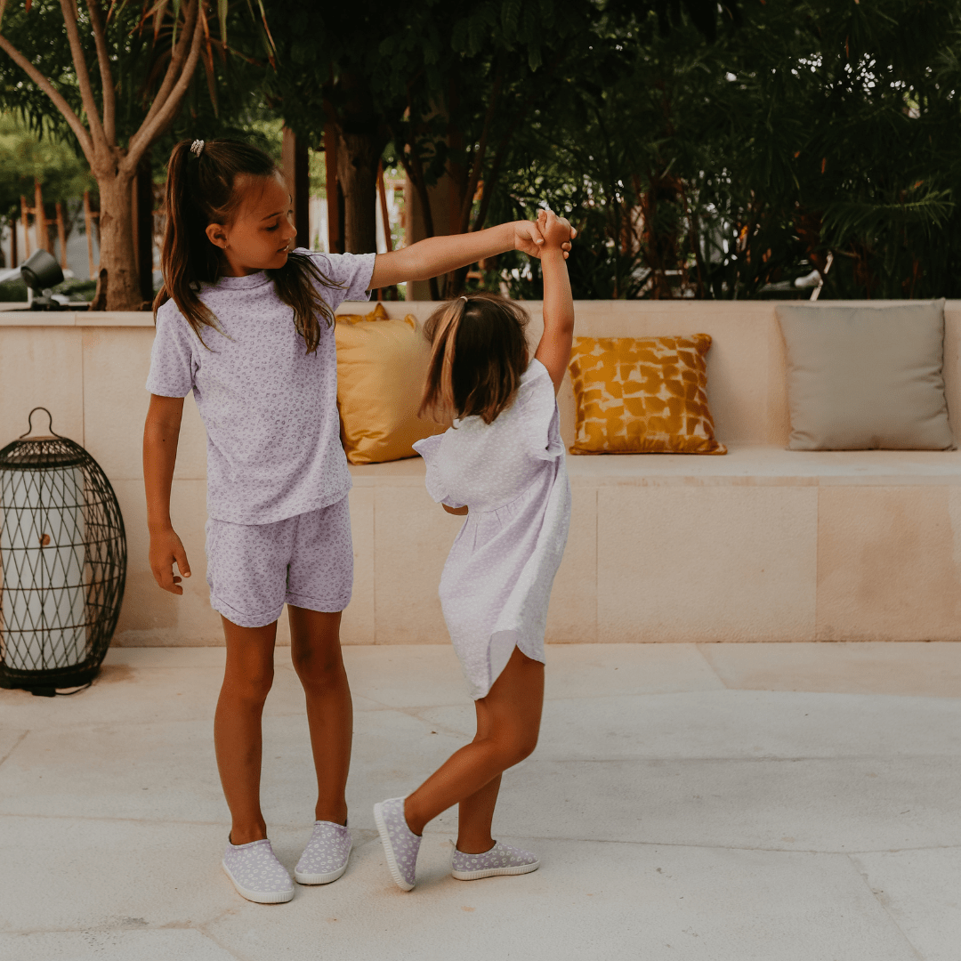 Beachwear Girls - Terry - Lila - Leopard