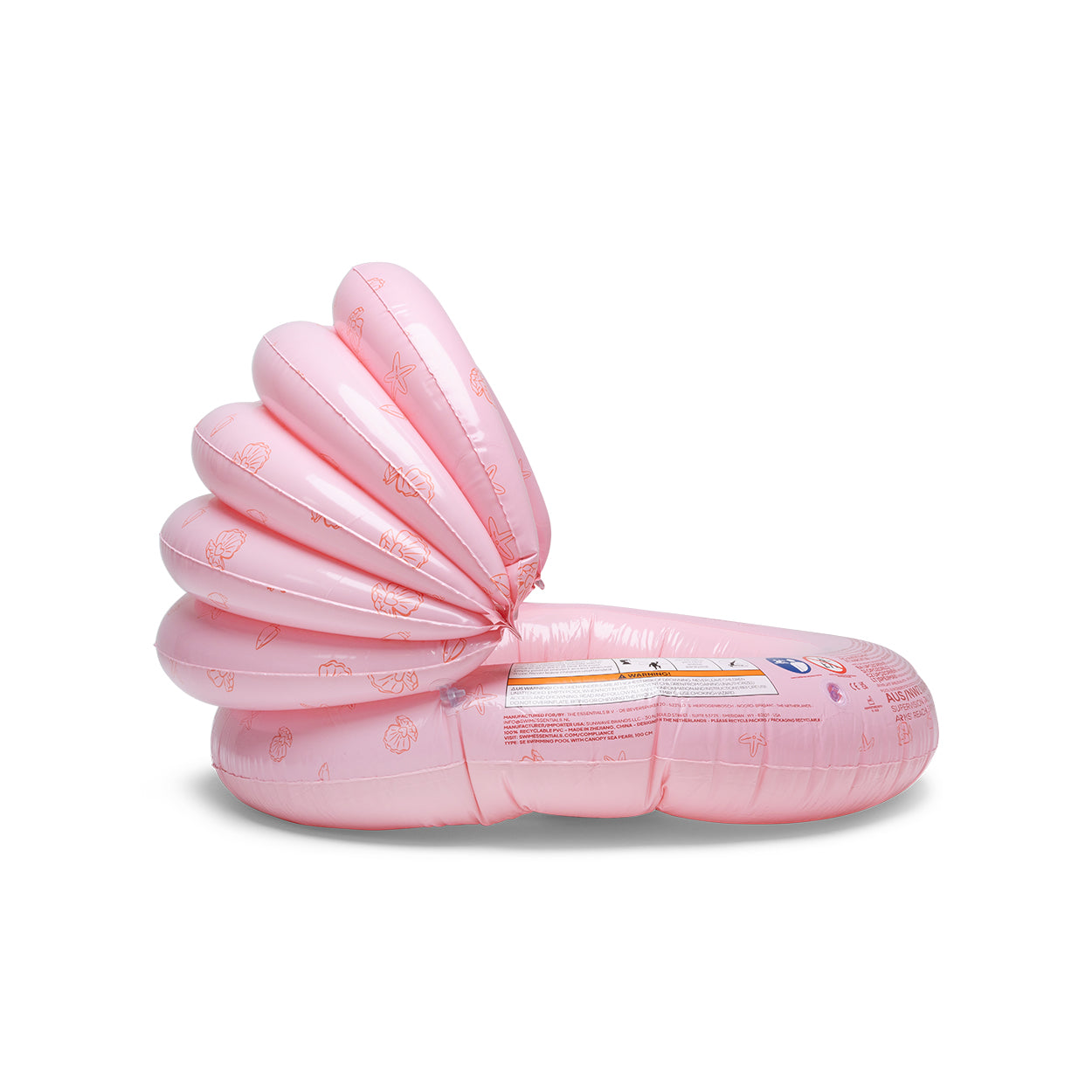 Kids Pool - Pink - Shell Tastic - Ø 100 cm With Canopy
