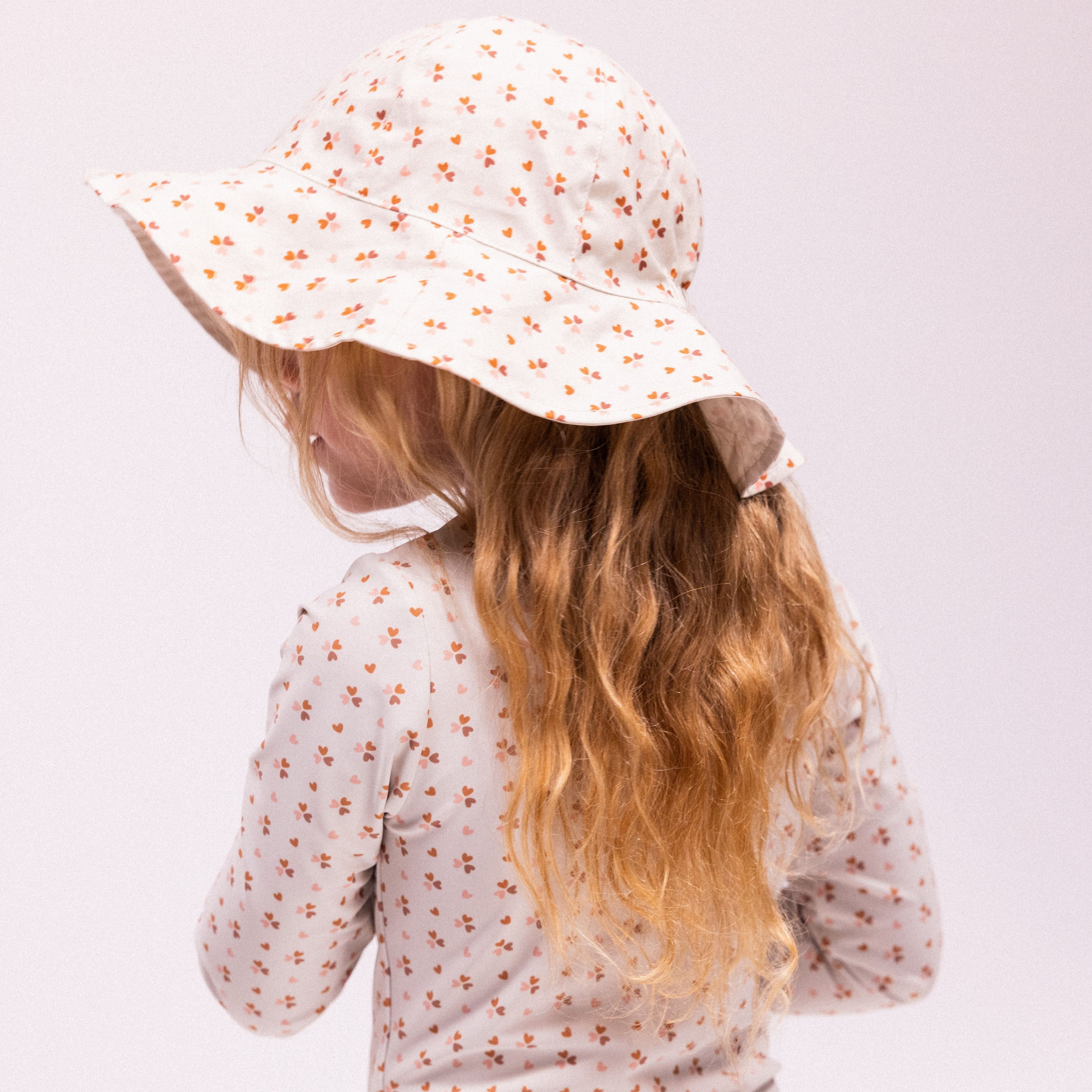 Chapeau de plage - Beige - Cozy Hearts