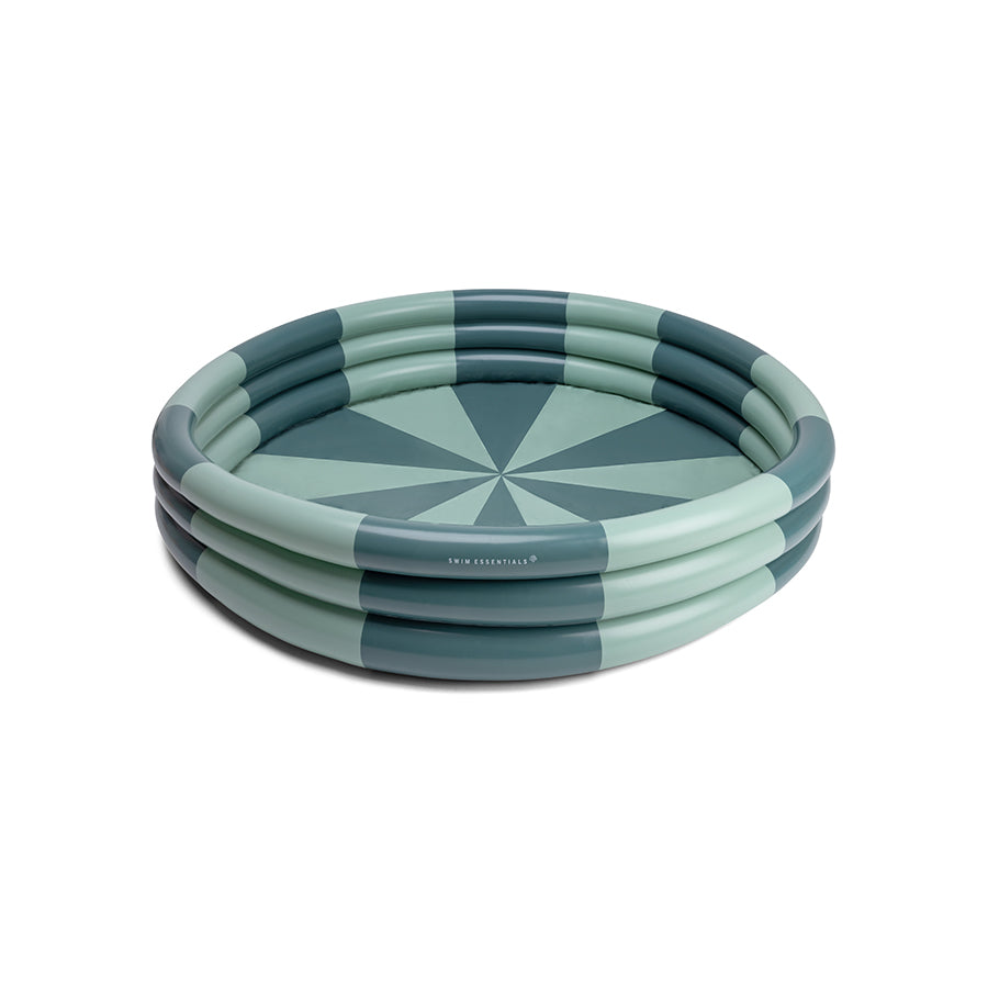 inflatable swimming pool green/blue