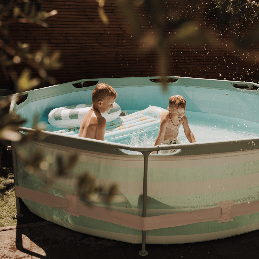 Piscinas de montaje Redonda - Verde/Blanco - Essence - 305 x 76 cm