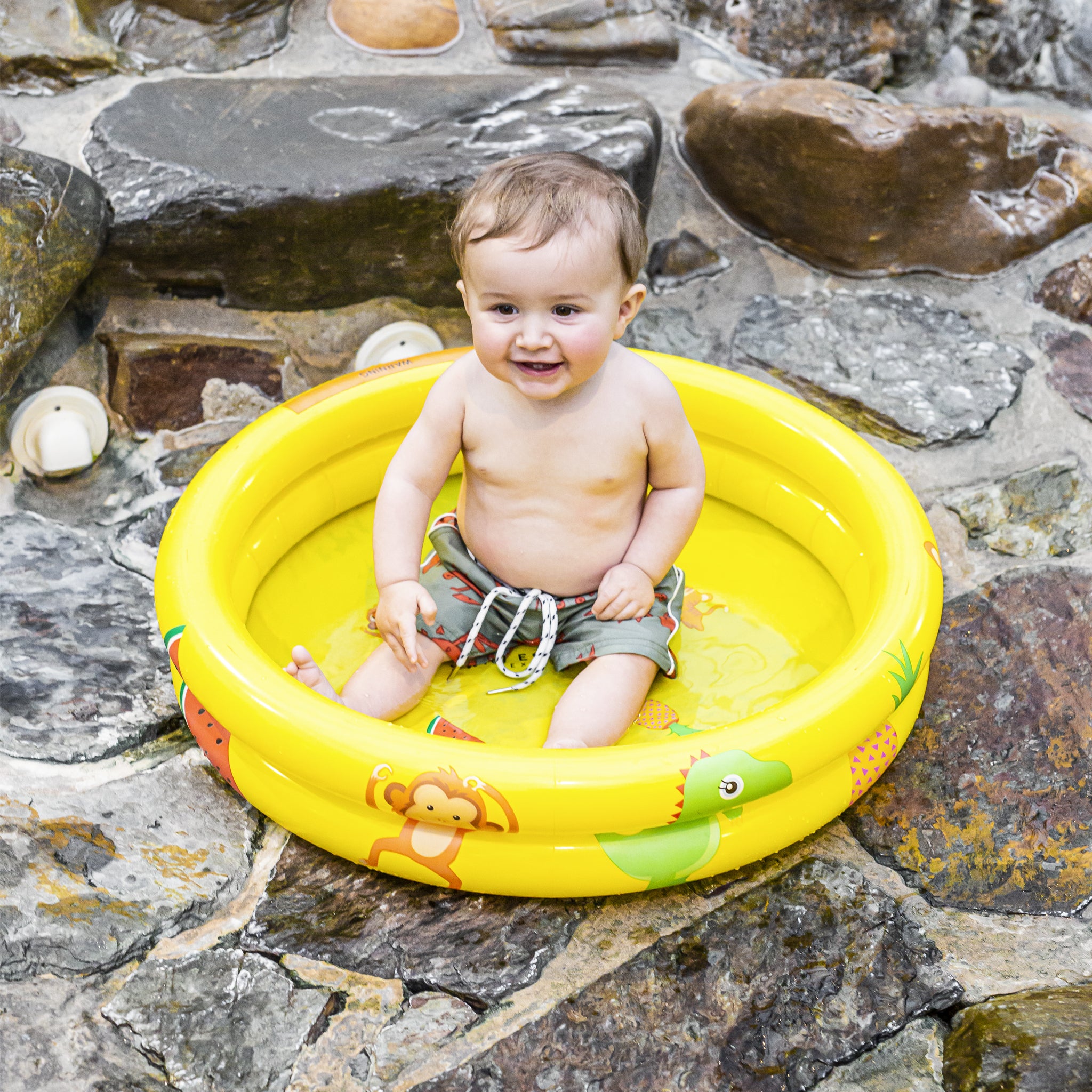 Piscina para Bebé - Amarillo - Golden Safari - Ø 60 cm