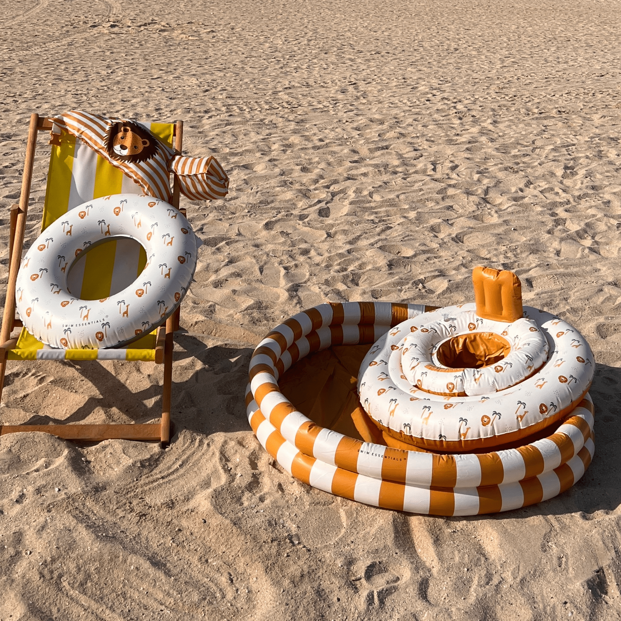 Kids Pool - Yellow/White - Flow - Ø 100 cm