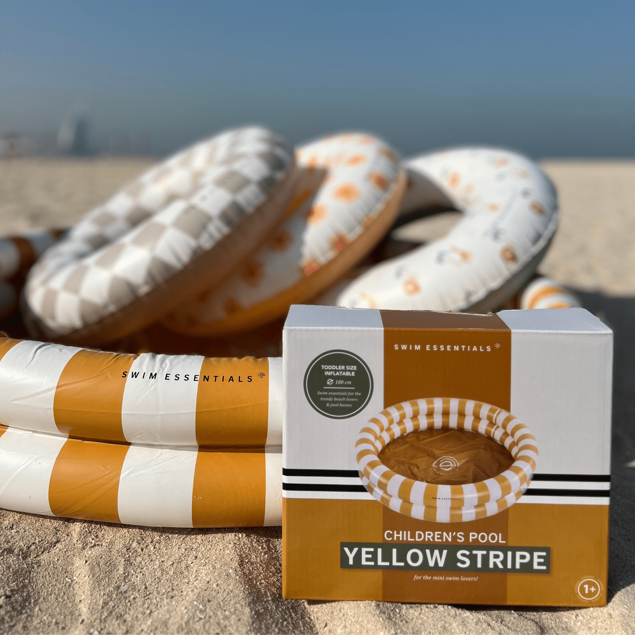 Kids Pool - Yellow/White - Flow - Ø 100 cm