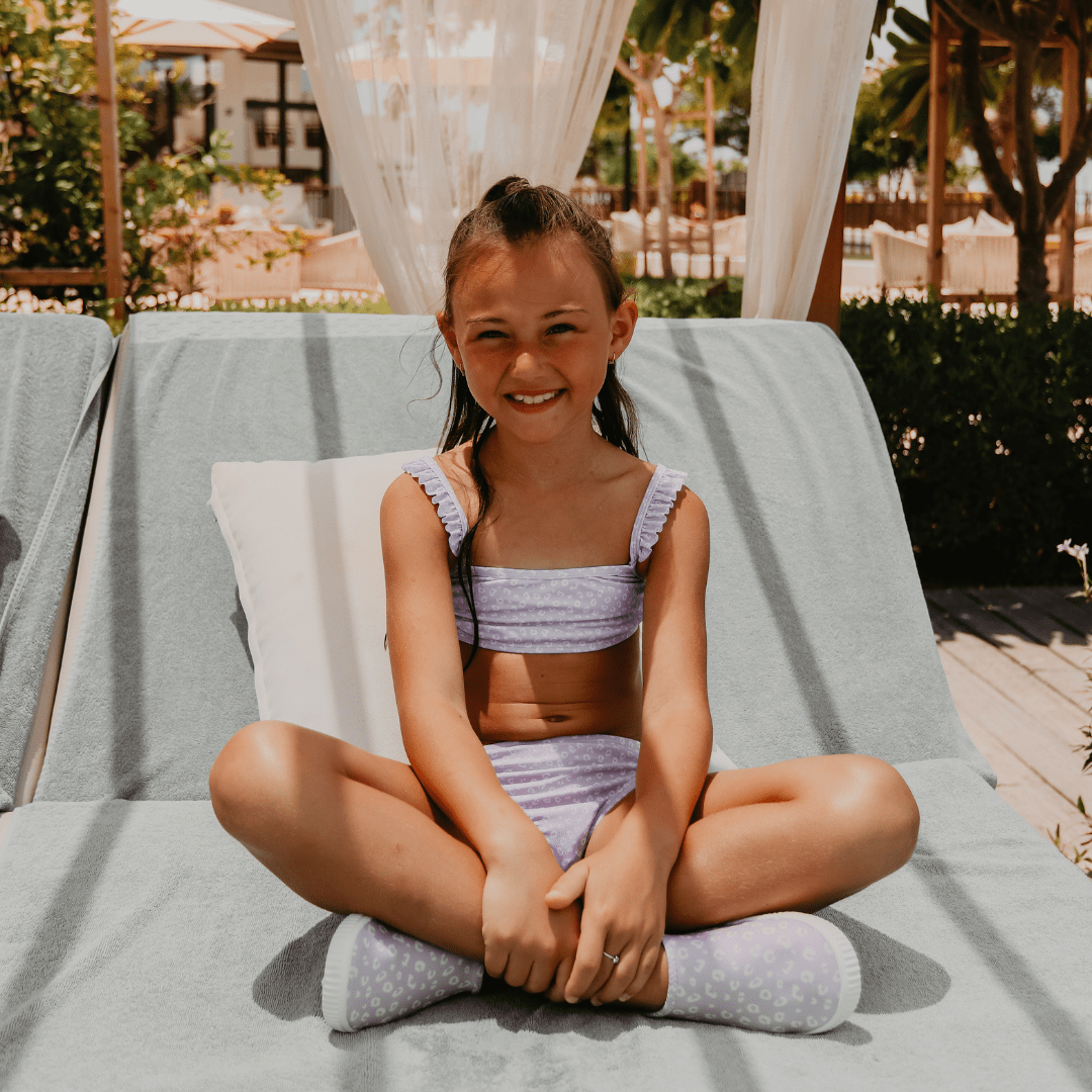 Zapatos de Agua para Niños - Lila - Leopard