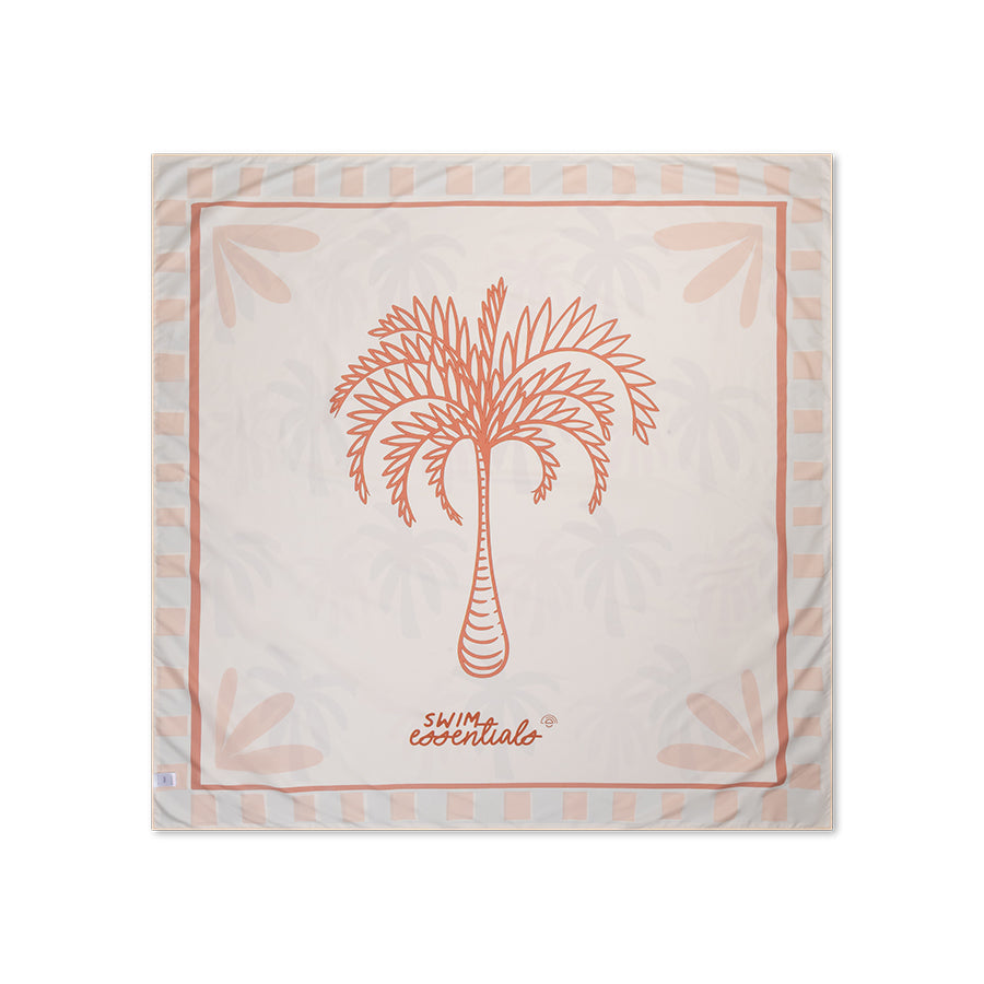 Microfiber Towel - Multicolored - Palm Tree - 180 x 180 cm