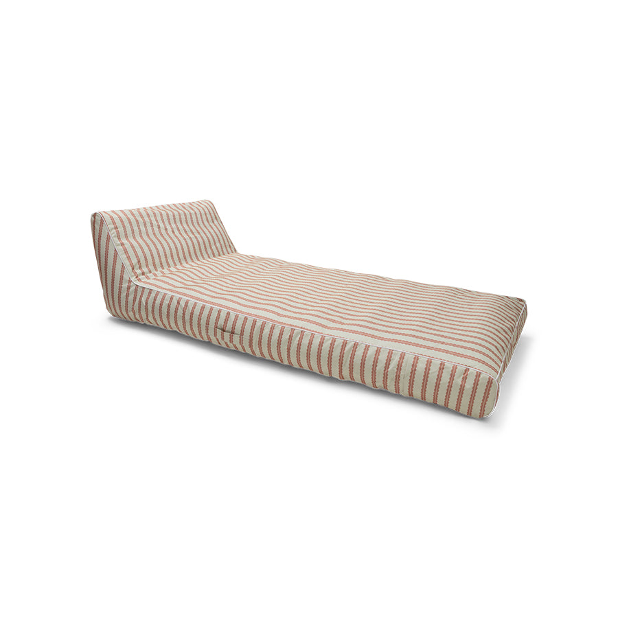 Premium Colchoneta Inflable - Rojo/Beige - Saint Tropez