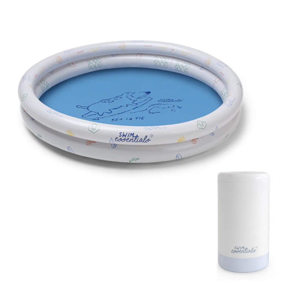 Bundle piscina + bomba de aire - multicolor - surfer