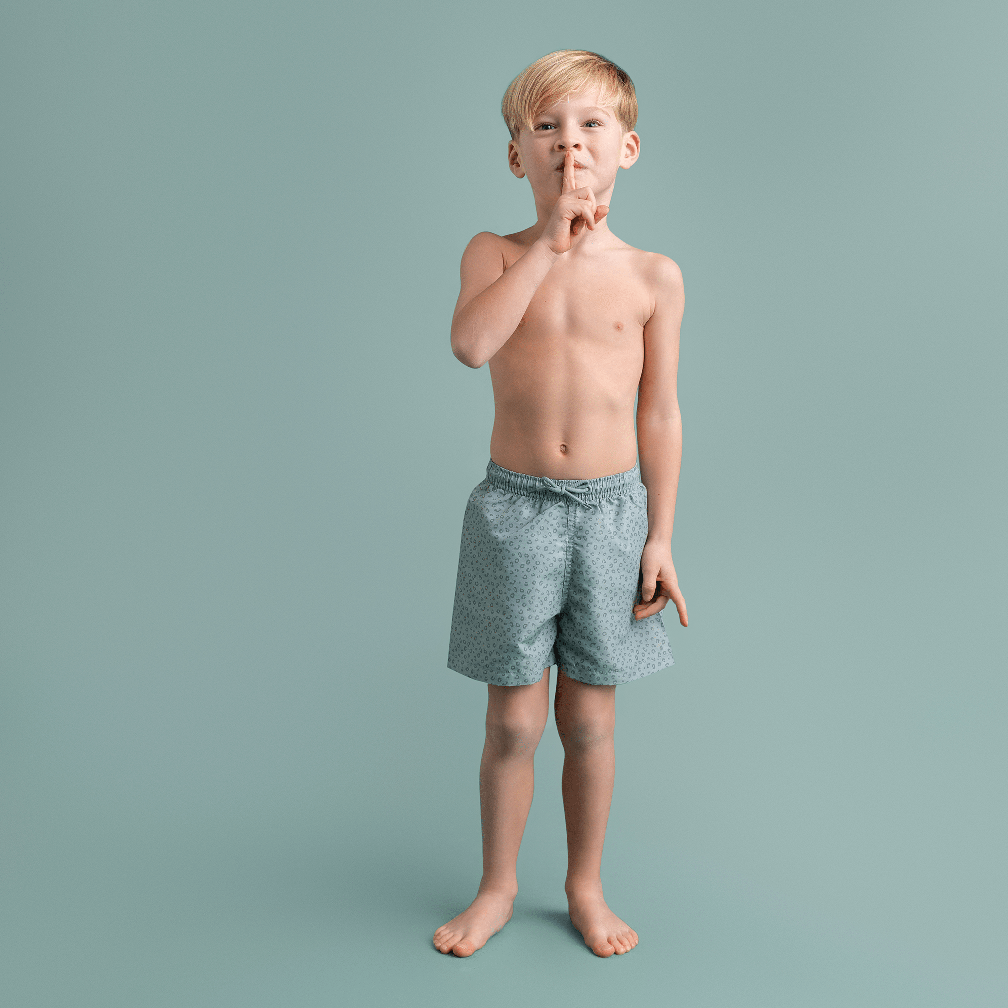 Shorts de baño - Verde - Leopard