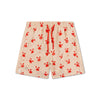 Shorts de baño - Rojo/Beige - Crabby