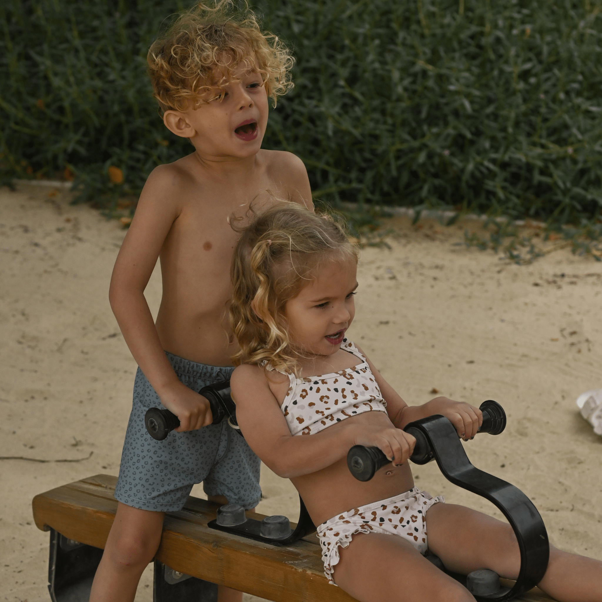 Boxer de bañador - Verde - Leopard