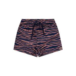 Swim Boxer - Blue/Orange - Vibrant Stripes