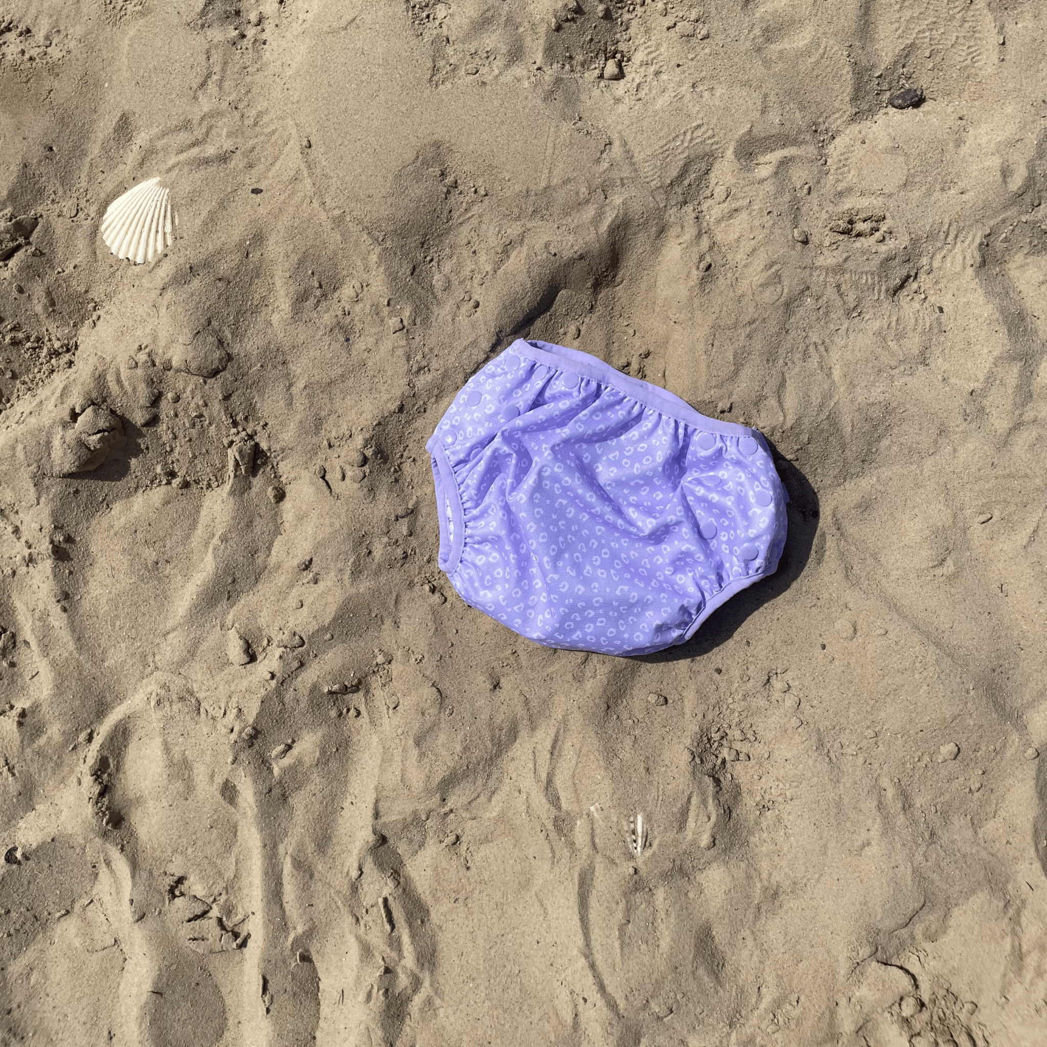 Pañal de Natación - Lila - Leopard