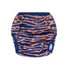 Pañal de Natación - Azul/Naranja - Vibrant Stripes