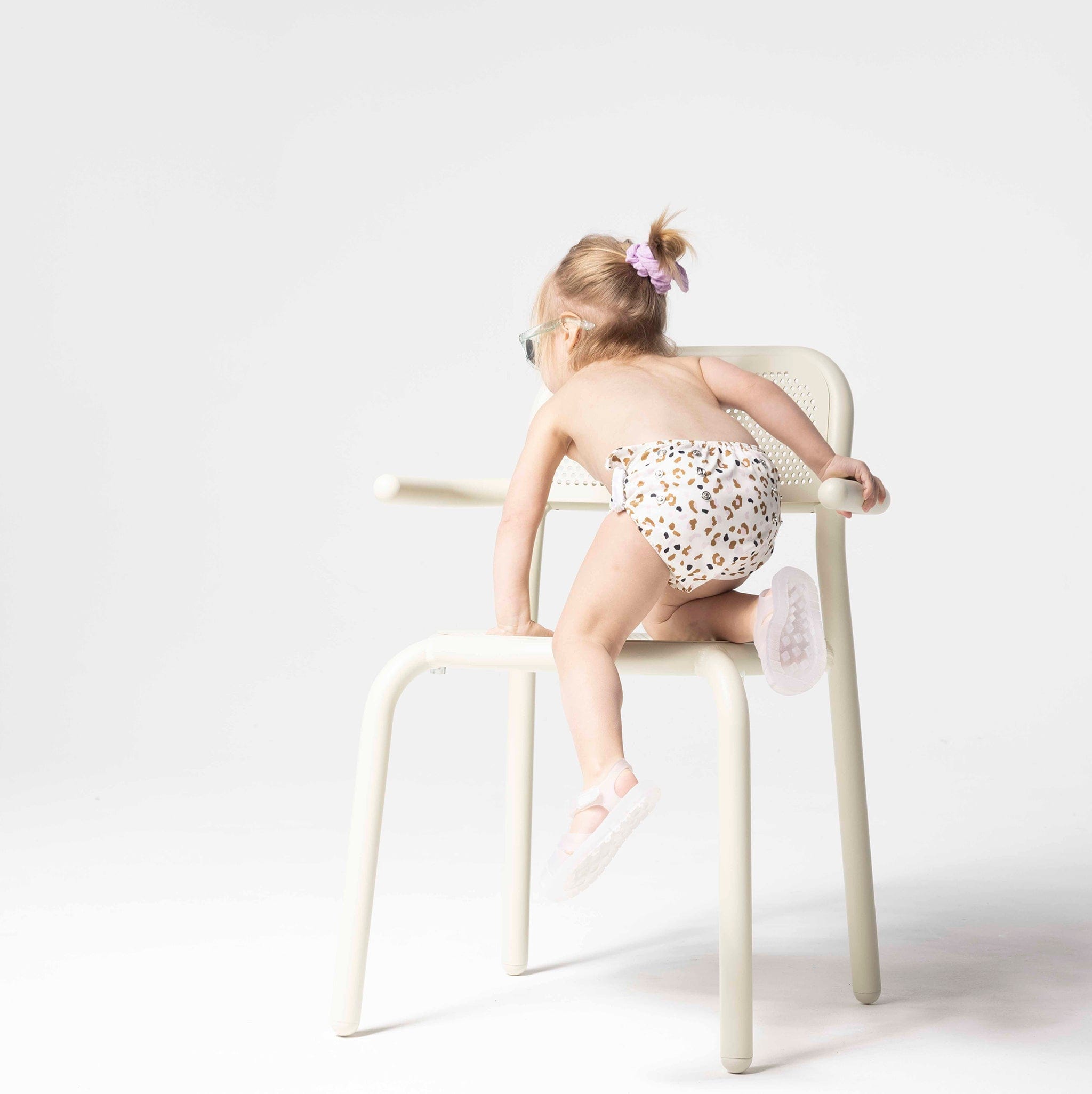 Pañal de Natación - Caqui - Leopard