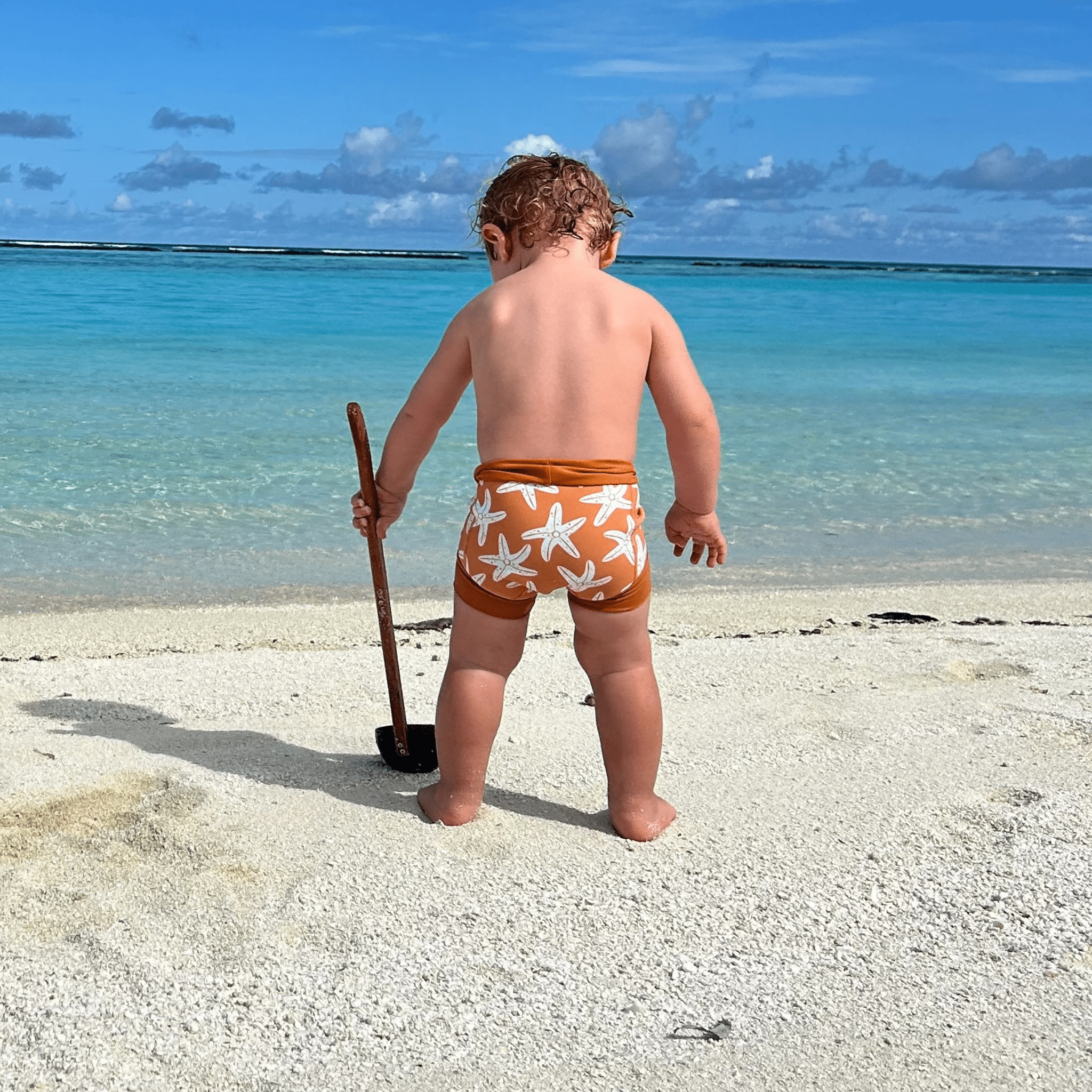 Pañal de Natación - Neopreno - Naranja - Seastar