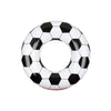 Flotador de Aro - Negro/Blanco - Football - Ø 90 cm