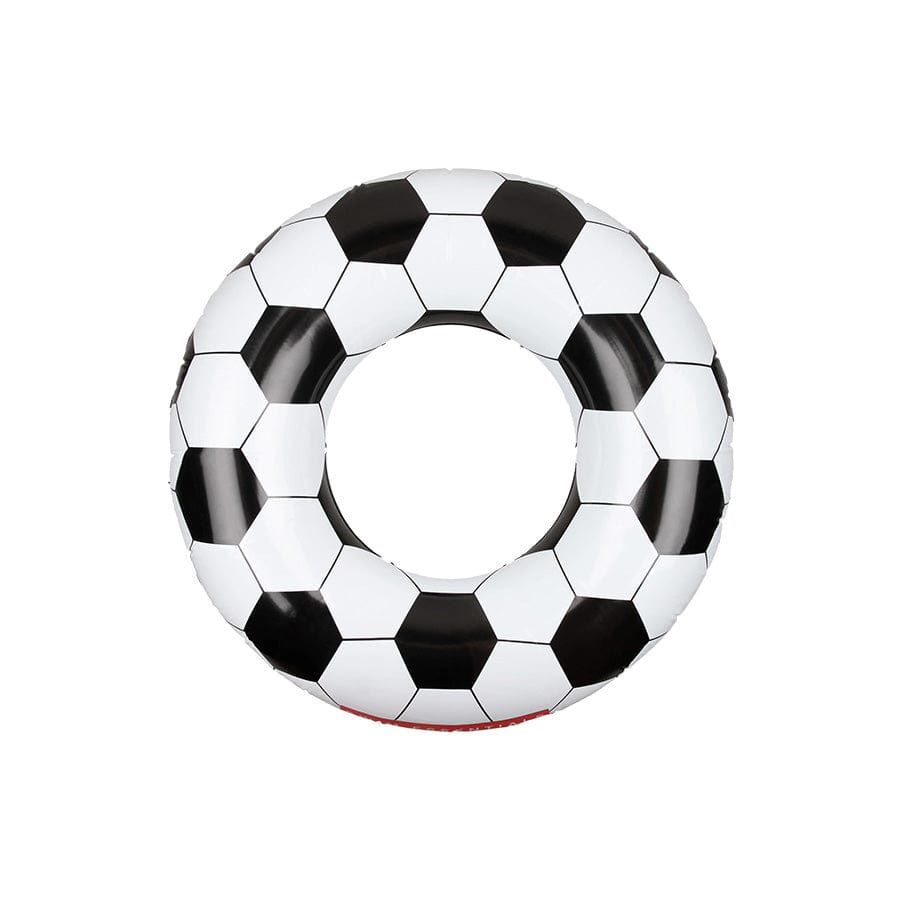 Flotador de Aro - Negro/Blanco - Football - Ø 90 cm