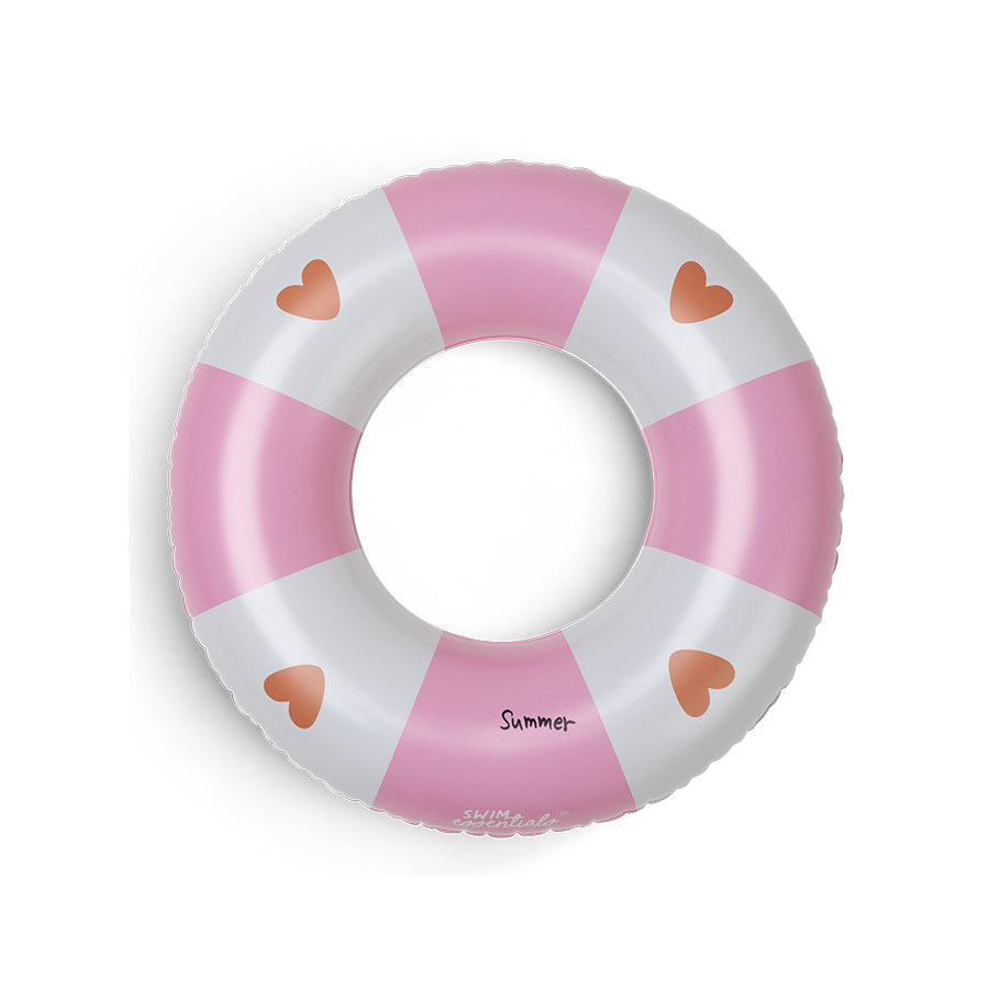 Swim Ring - Pink - Cozy Hearts - Ø 55 cm