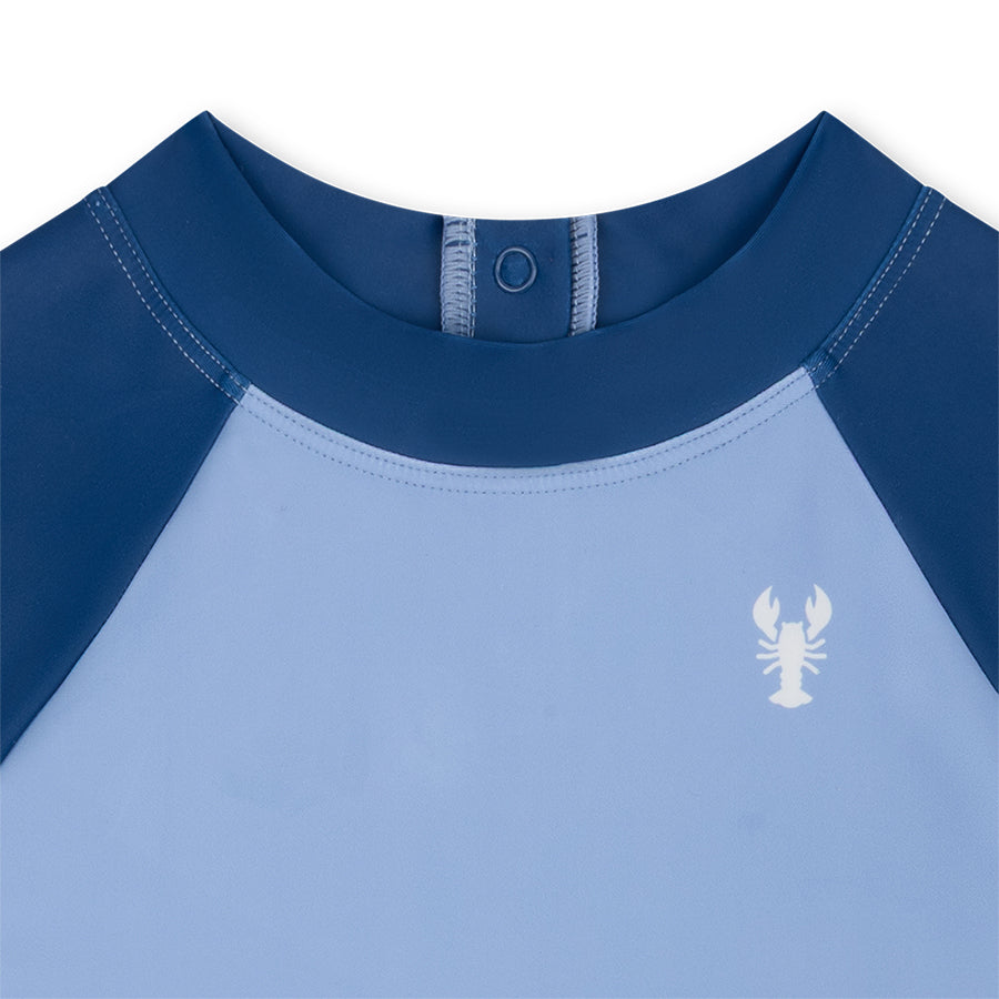 Camiseta De Natación Manga Cortas - Azul - Catch Of The Day