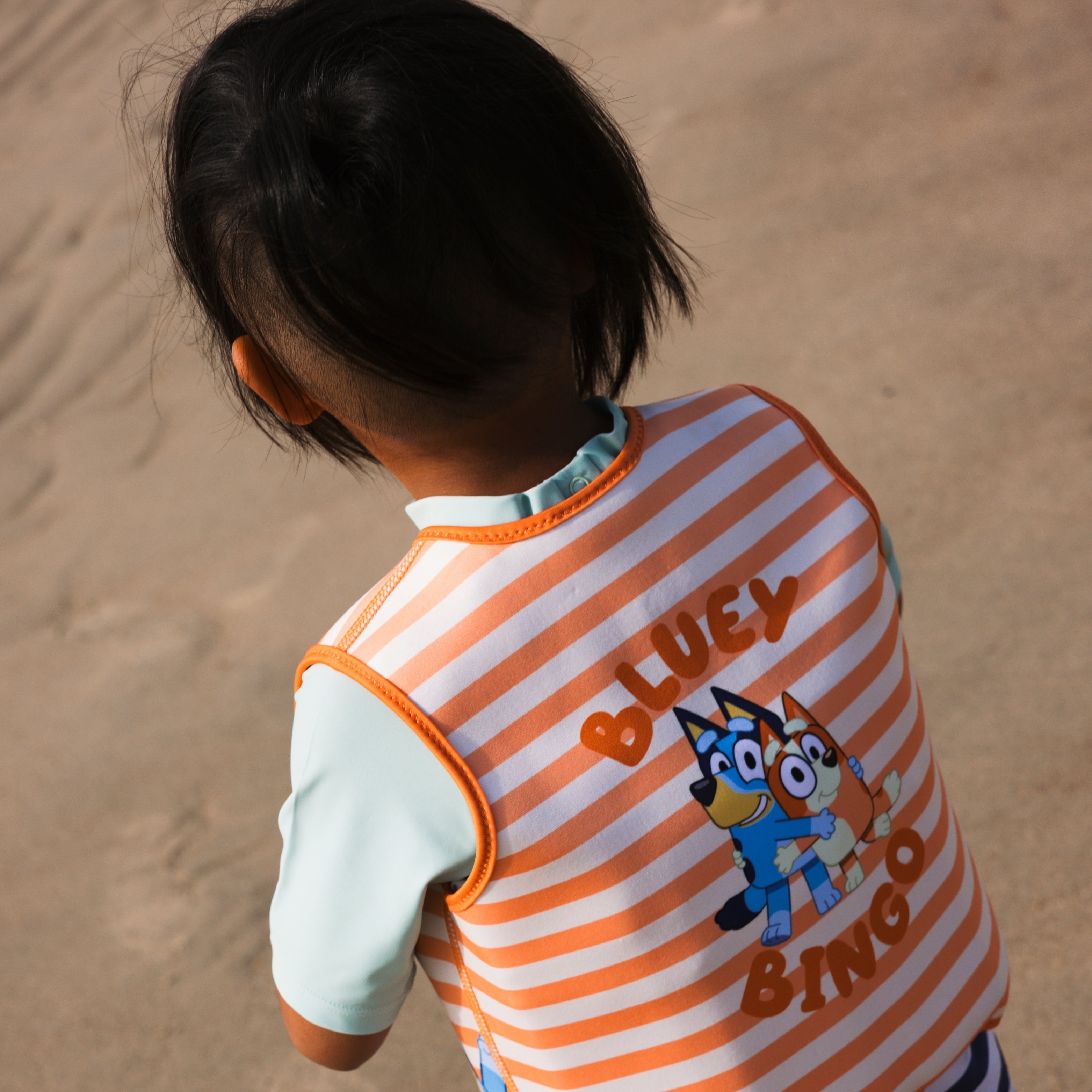 Swim Vest - Orange - Bluey