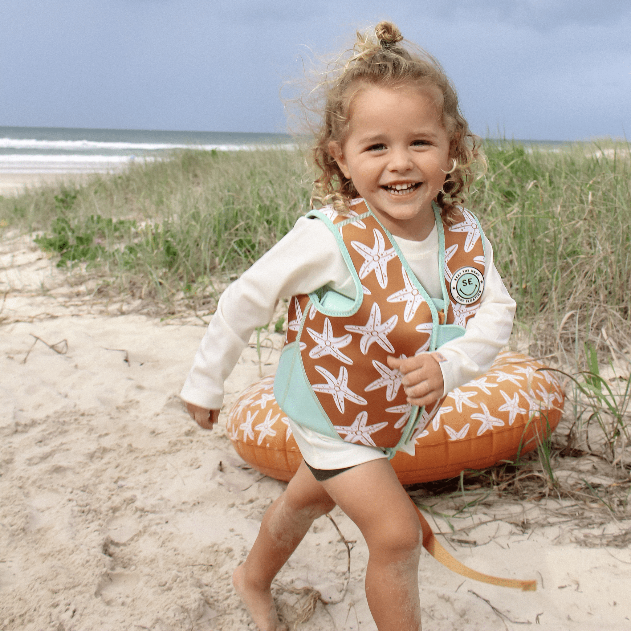 Chaleco flotador - Naranja - Seastar - 3/6 Años