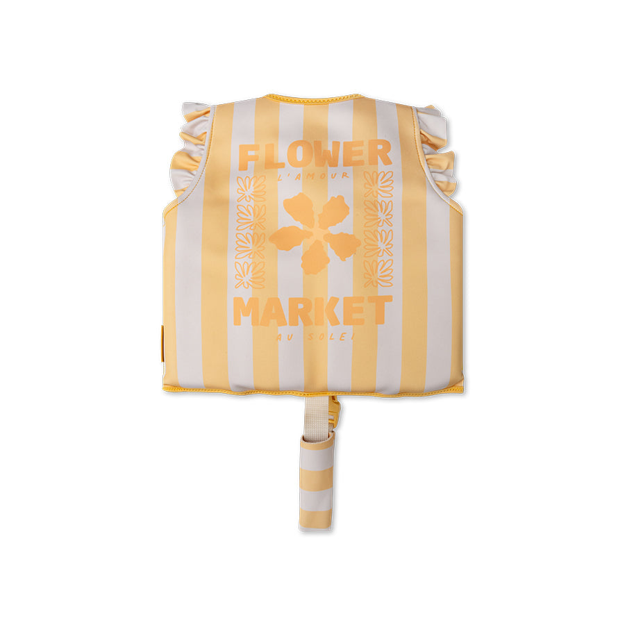 Swim Vest - Yellow - Flower Market