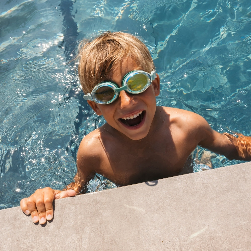 Lunettes de natation - Vert - Chien