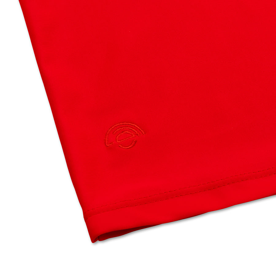 Swimming T-Shirt - Long Sleeve - Red - Crabby