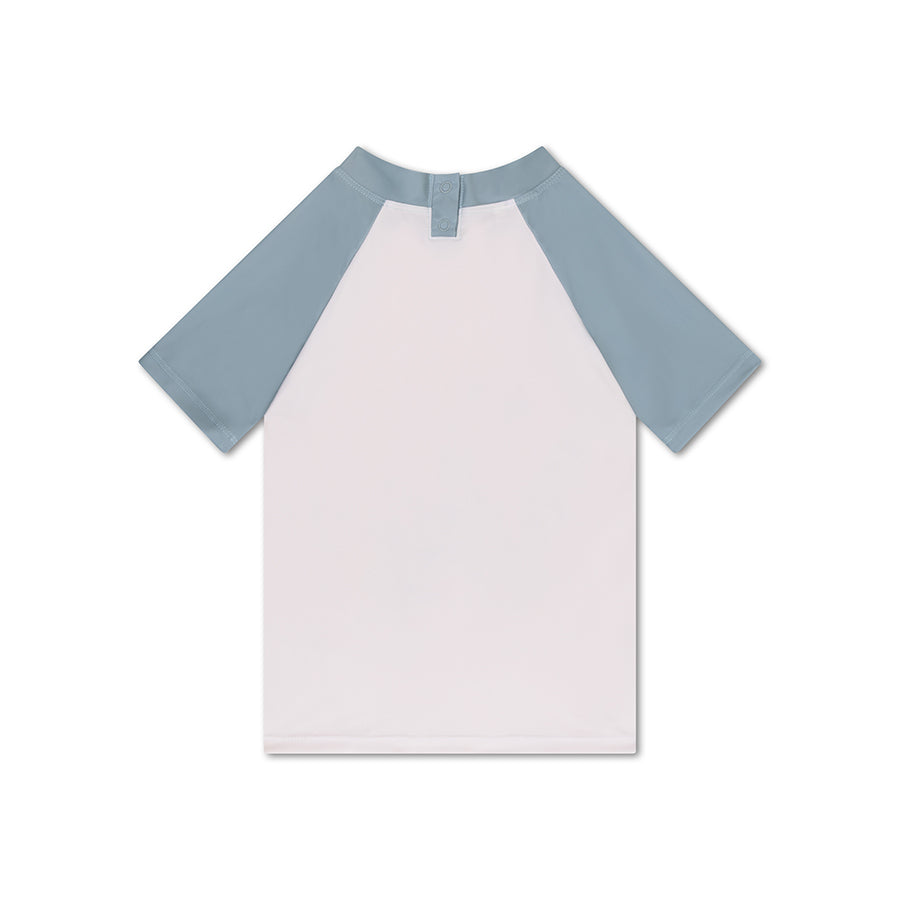 Camiseta de natación - Manga corta - Verde - Resort Stripe