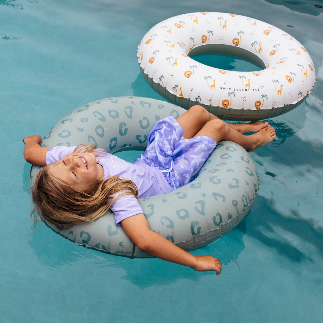 Flotador de Aro - Verde - Leopard - Ø 90 cm