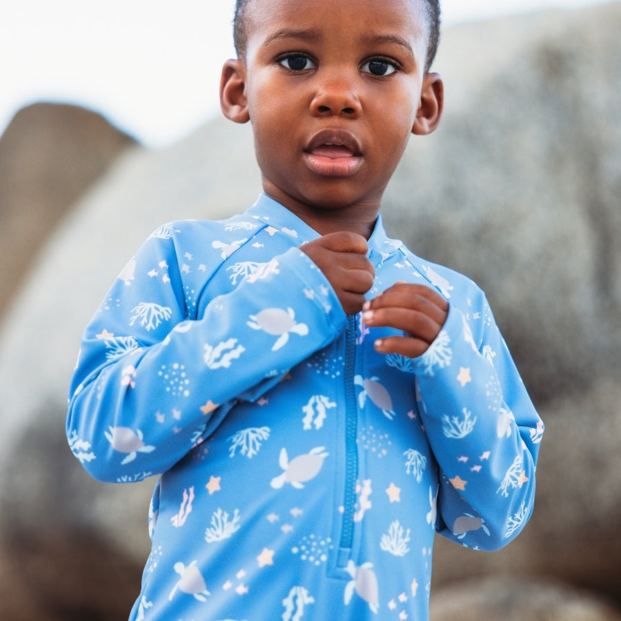 UV Swimsuit Boys - Multicolor - Coral Bliss