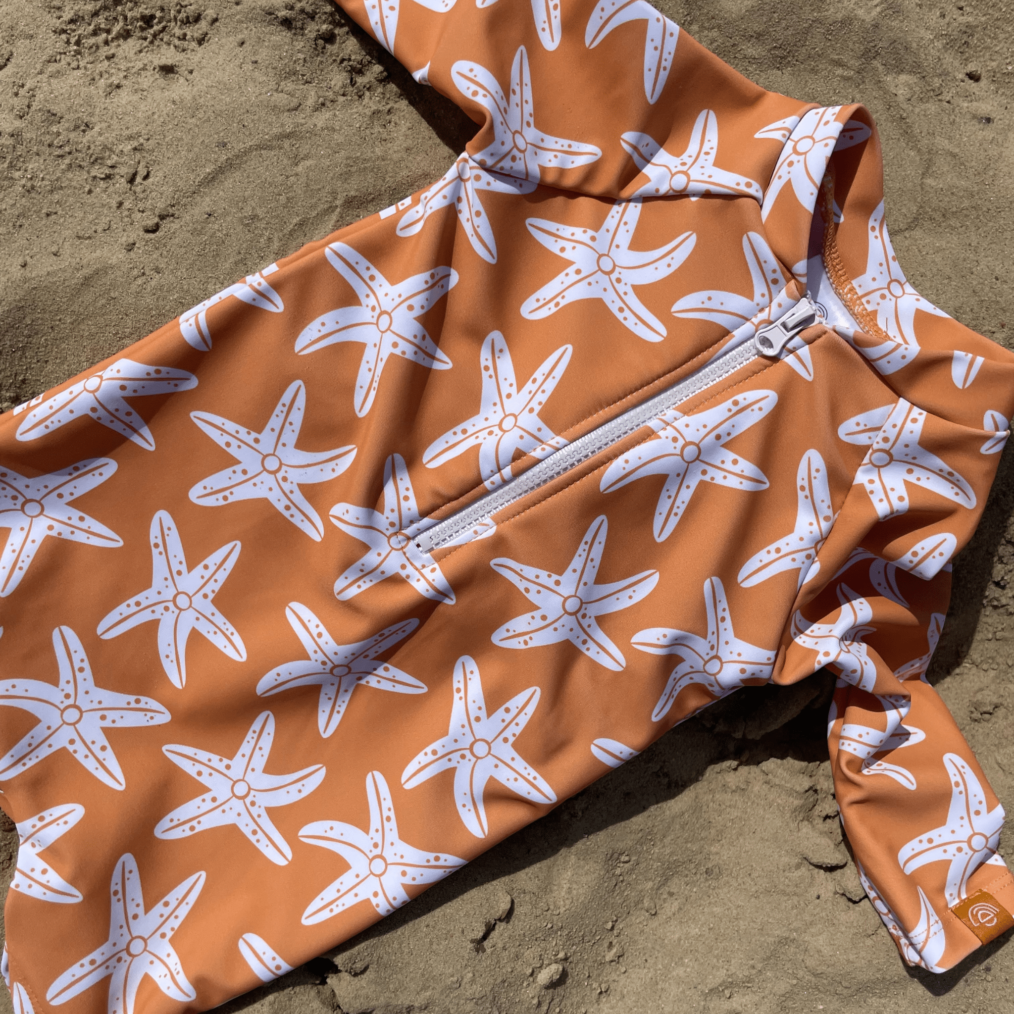 UV Swimsuit Boys - Orange - Seastar