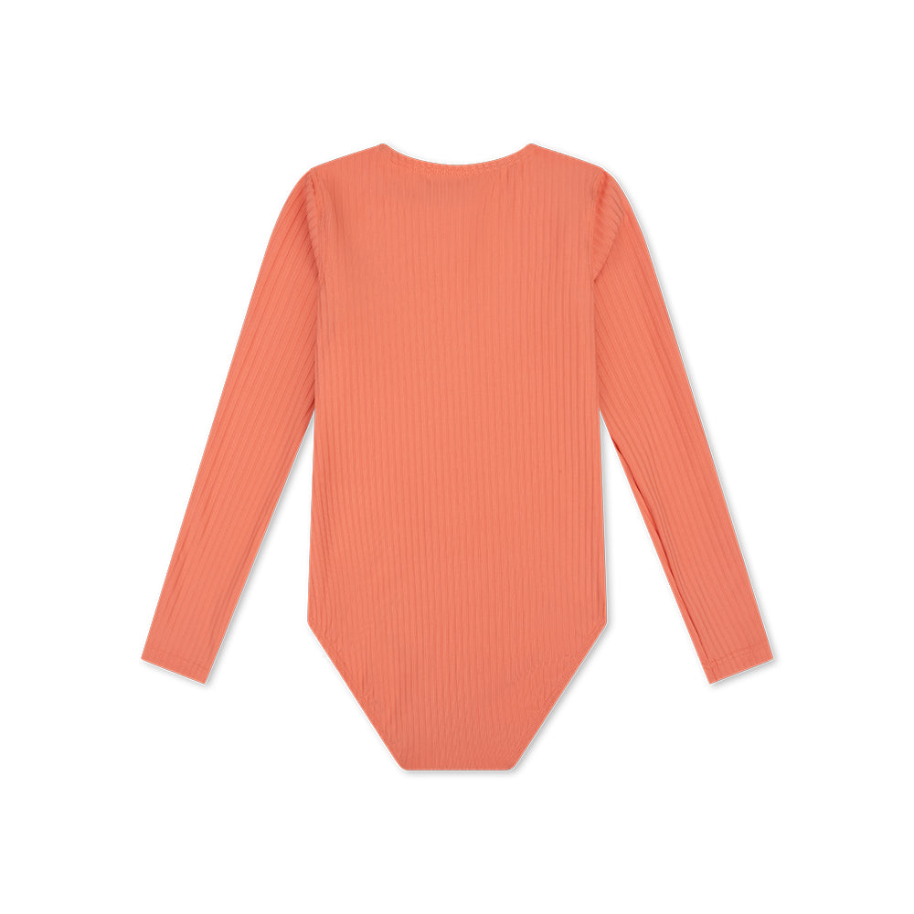 Maillot de bain UV Filles Avec Manches Longues - Rose - Pink Bay