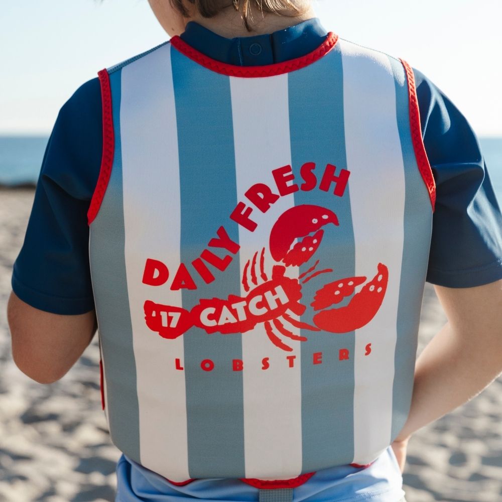 Gilet de bain - Rouge/Bleu - Catch Of The Day