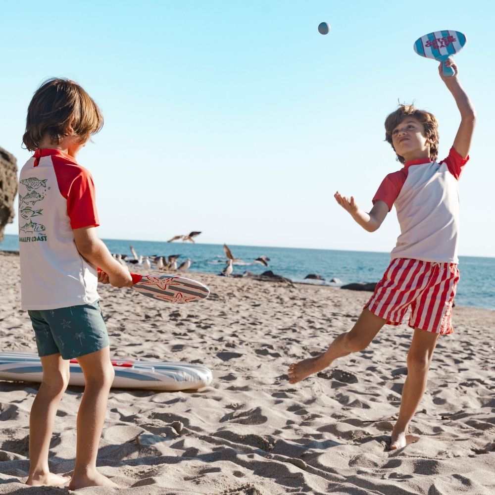Strand Tennis Set - Multicolored - Catch Of The Day