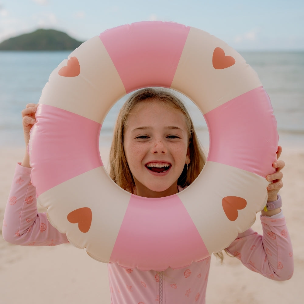 Swim Ring - Pink - Cozy Hearts - Ø 55 cm